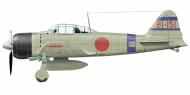 Asisbiz Mitsubishi A6M3 21 Zero JNAF BI 151 cn 3277 Lt Fusata Iida aboard IJN carrier Soryu Pearl Harbor 7th Dec 1941 0A